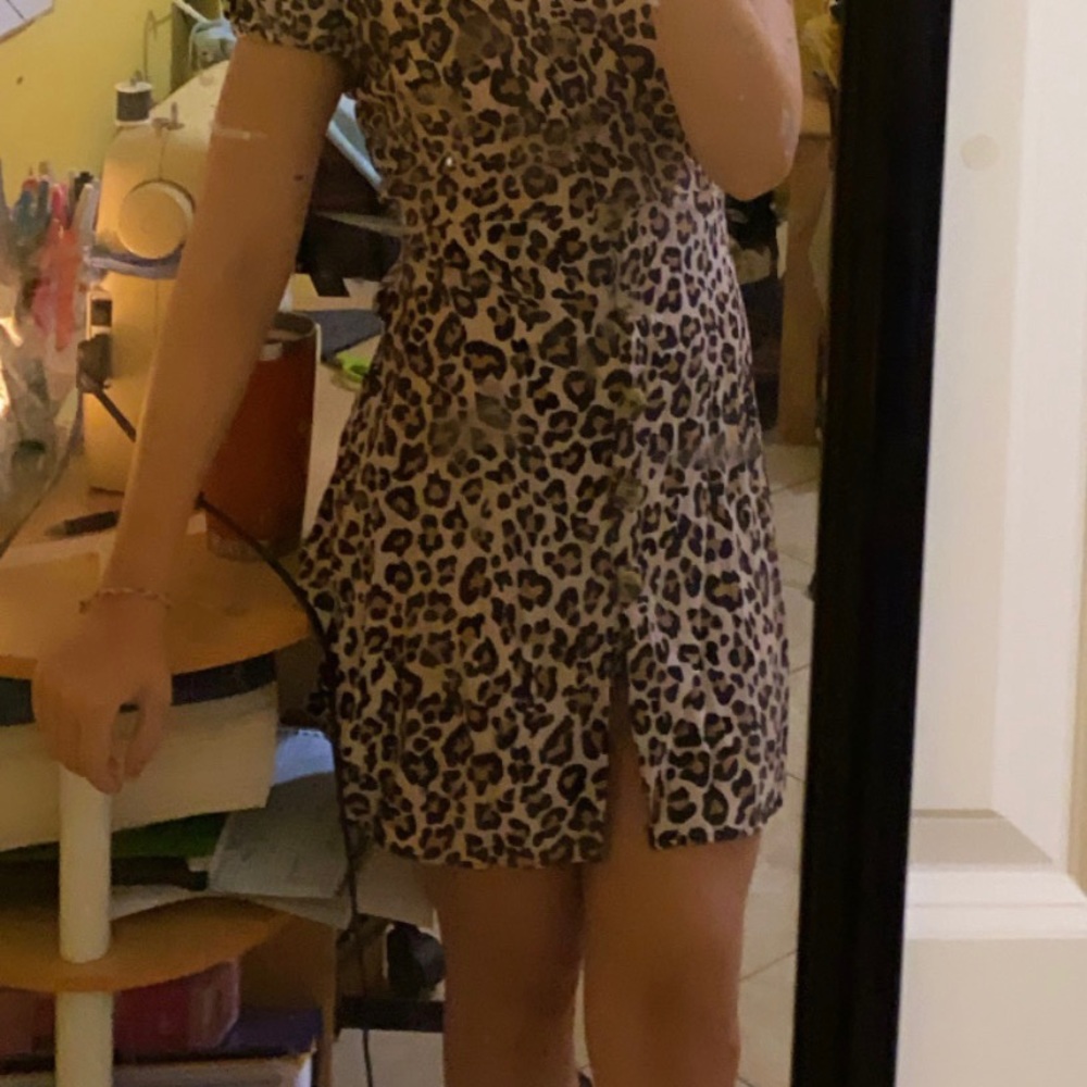 Flirty cheetah dress🌸
